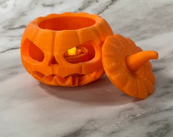 Jack O Lantern 3d printed pumpkin