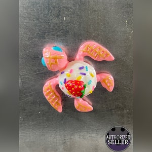 Imán de tortuga de postre / resina impresa en 3D
