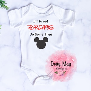 Dreams Do Come True Baby Bodysuit