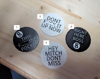 Marcador de bolso personalizado de 8 bolas