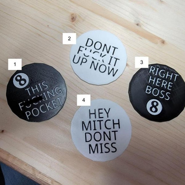 Billiard Pocket Marker Etsy