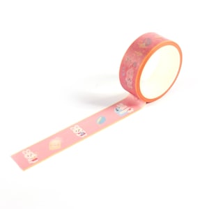 Niedliches Häschen Backen Kuchen Rosa Washi Tape