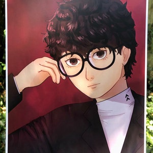 Joker Persona 5 8.5&quot; x 11&quot; Art Print - Ren Amamiya/Akira Kurusu Anime Gaming Illustration
