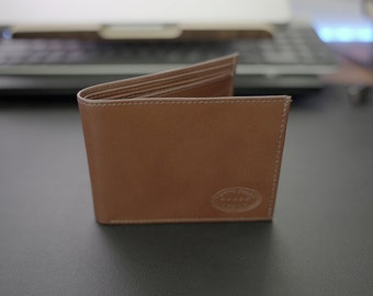 Italian Leather Handmade Brown Men&#39;s Wallet | Gift for Men | Traditional Design | Free USA Shipping