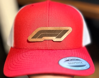 Formula 1 Leather Patch Trucker Hat – Motorsports Fan Gift