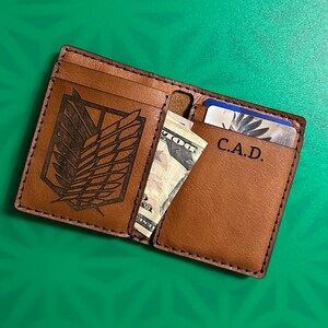 Cartera de hombre hecha a mano con piel de grano completo / TuttoPelle / Personali