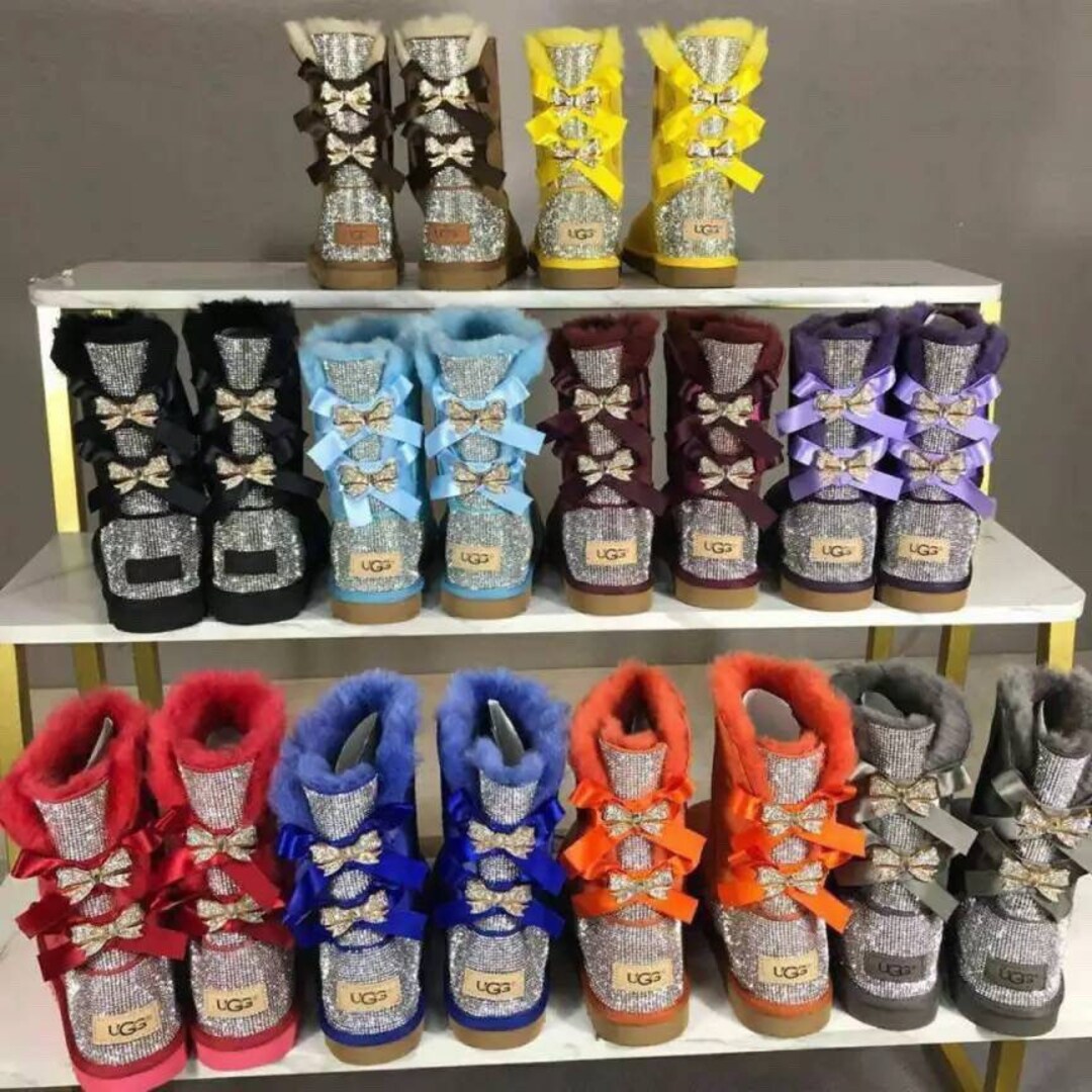 Handmade Rhinestone Diamond Bling Ugg Boots Etsy