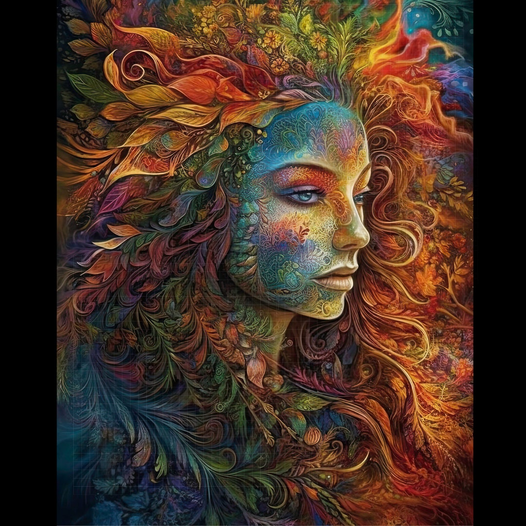 Art Prints Ai Art Mother Nature Wall Art Beautiful Mother Earth ...