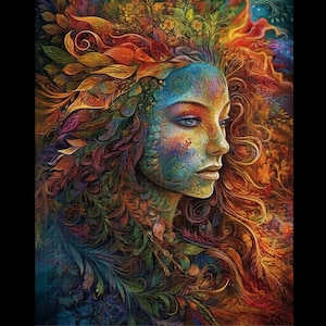 Art Prints Ai Art Mother Nature Wall Art Beautiful Mother Earth Printable Wall Art