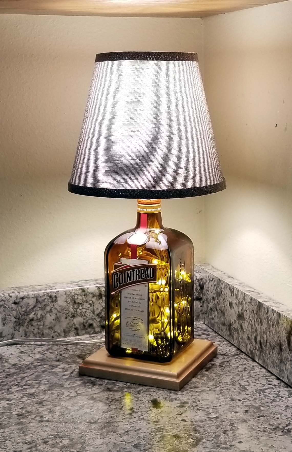 Cointreau Liqueur 1L Bottle Lamp Etsy UK