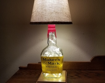 Maker's Mark Whisky 1L Bottle Lamp