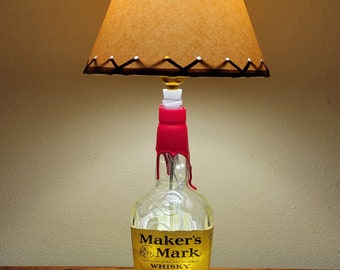 Maker's Mark Whisky 1L Bottle Lamp