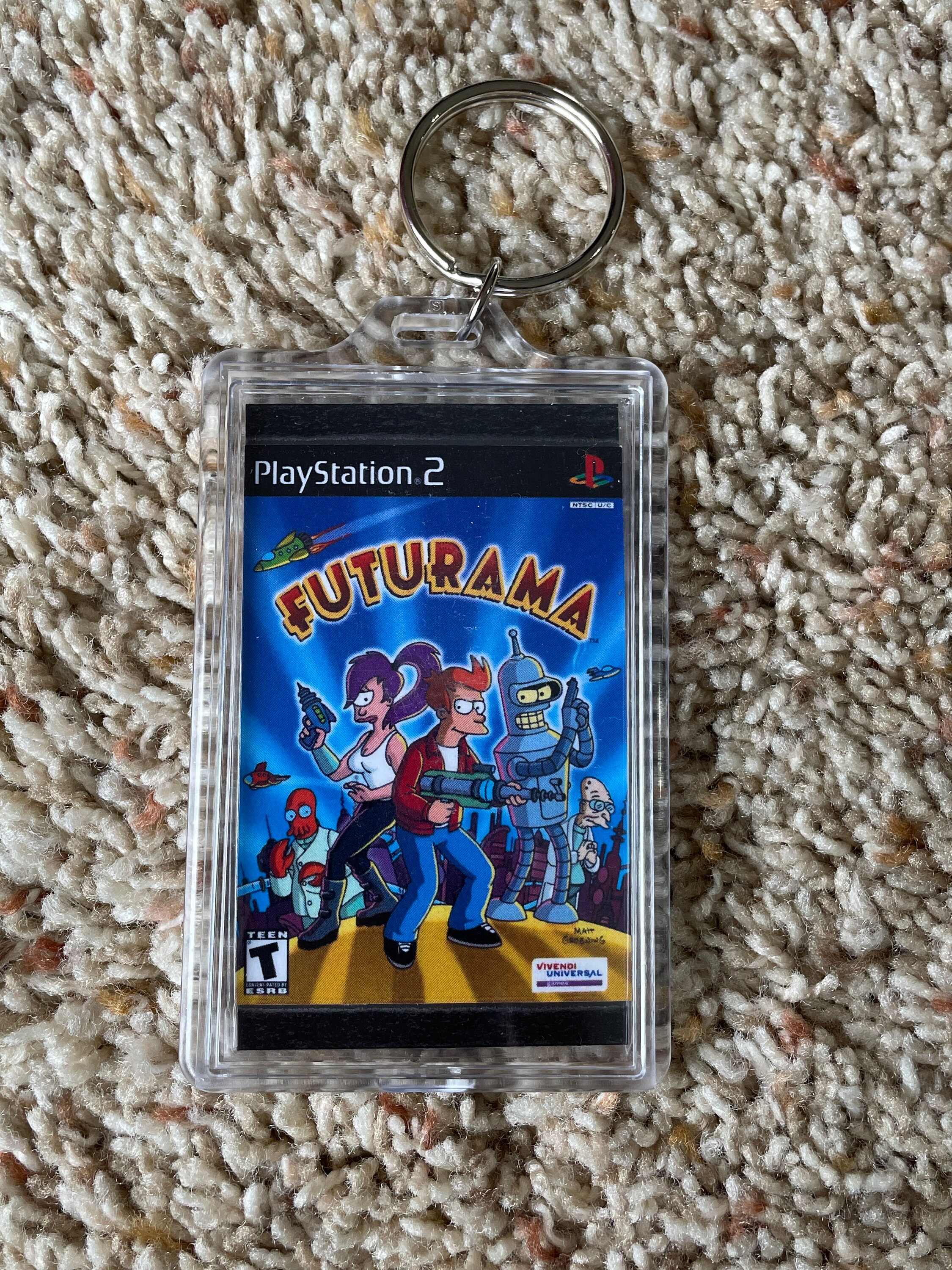 thumbnail image 2 of PlayStation 2 PS2 Game Art Keychain – Acrylic Pendant With Front & Back Graphics 2 of 6