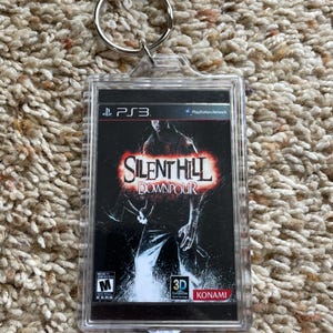 Silent Hill Downpour &quot;Video Game Cover Art Custom Key Chain Display, Christmas Tree Ornament&quot; - PS3