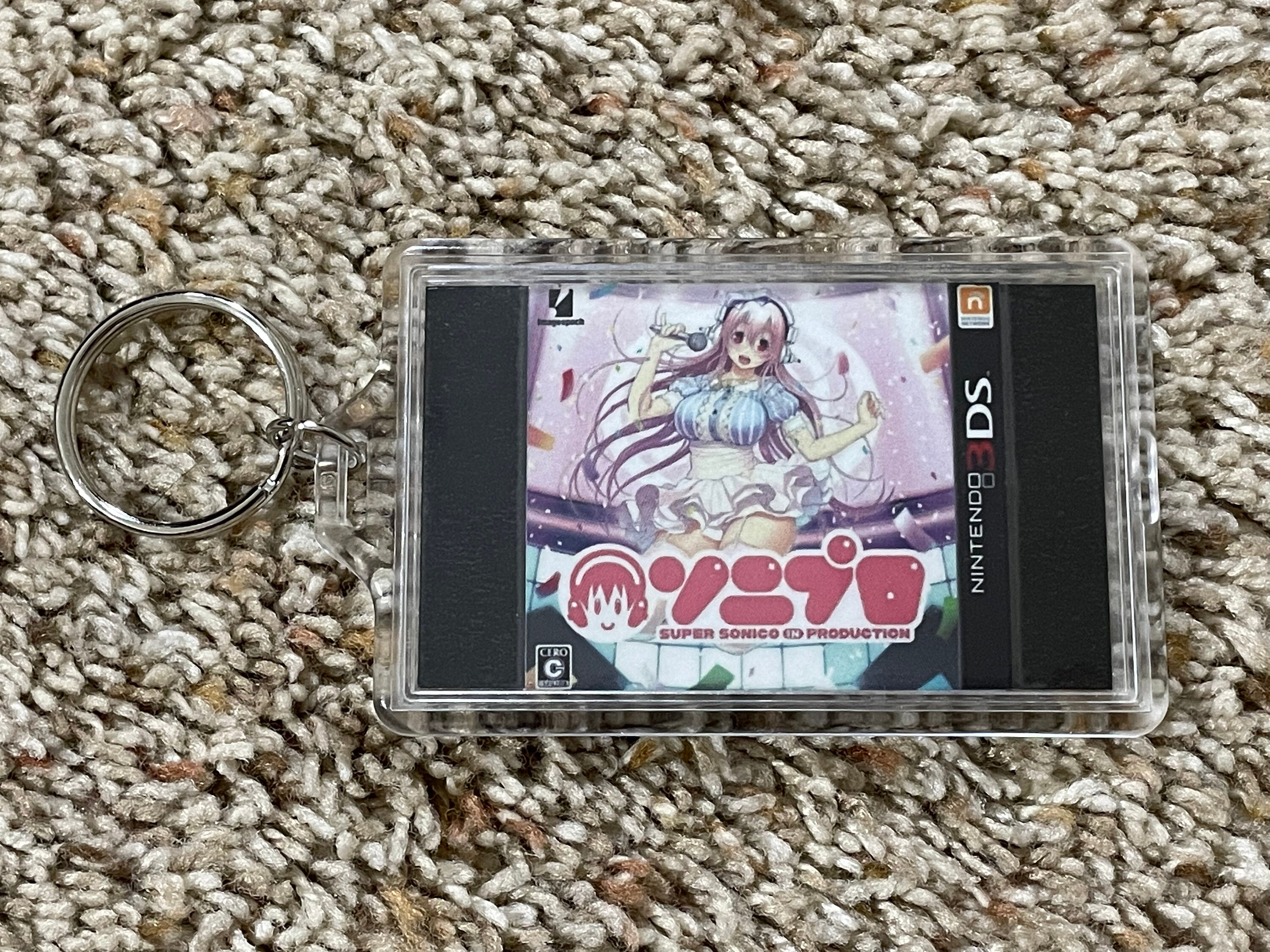 Super Sonico In Production Video Game Cover Art Custom Key Etsy Super sonico in production video game cover art custom key etsy