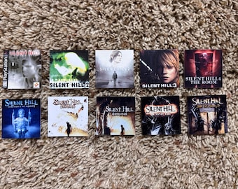 Silent Hill Key Chains - Small Custom Videogame Art Cover Displays, Christmas Tree Ornament