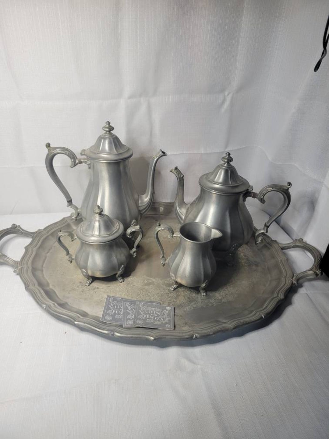 Pewter Coffee and Tea SET International Silver Company Etsy