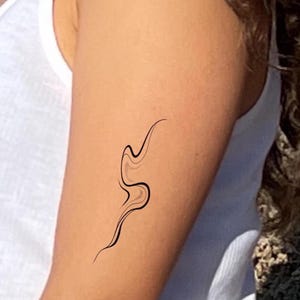 Abstract Flow Temporary Tattoo (Set of 2)