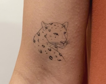 Leopard Temporary Tattoo (Set of 2)