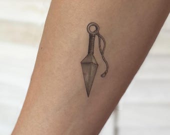 Japanese Kunai Temporary Tattoo (Set of 2)
