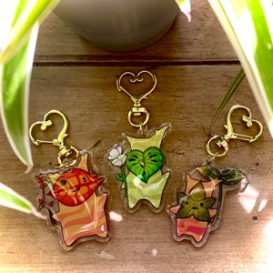 Zelda Korok acrylic keychains