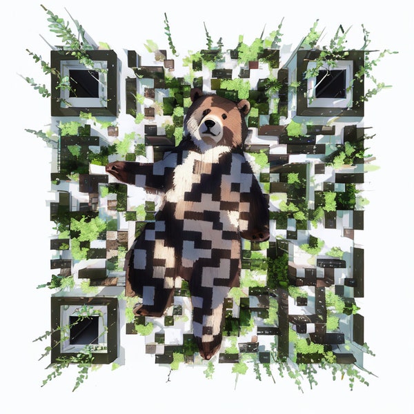 Qr Code Art - Etsy