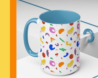 Koffiemok klimmer | Mok met klimgrepenpatroon | Klimmen, boulderen, enz. | Cadeau voor klimmer