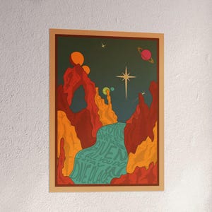 Lord Huron Poster Matte PHYSICAL POSTER - 12x16&quot; - Ends of the Earth - Nature Retro Art