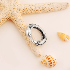 925 Sterling Silver Bichir Tropical Fish Ring Or Worn As Pendant, Freshwater Fishkeeper Christmas Anniversary Birthday Gift Jewelry