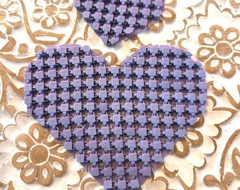 Corazón de malla articulado: decoración flexible impresa en 3D y objeto antiestrés