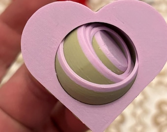 Fidget en forma de corazón para bodas, compromisos, aniversarios o San Valentín: ¡PERSONALIZABLE!