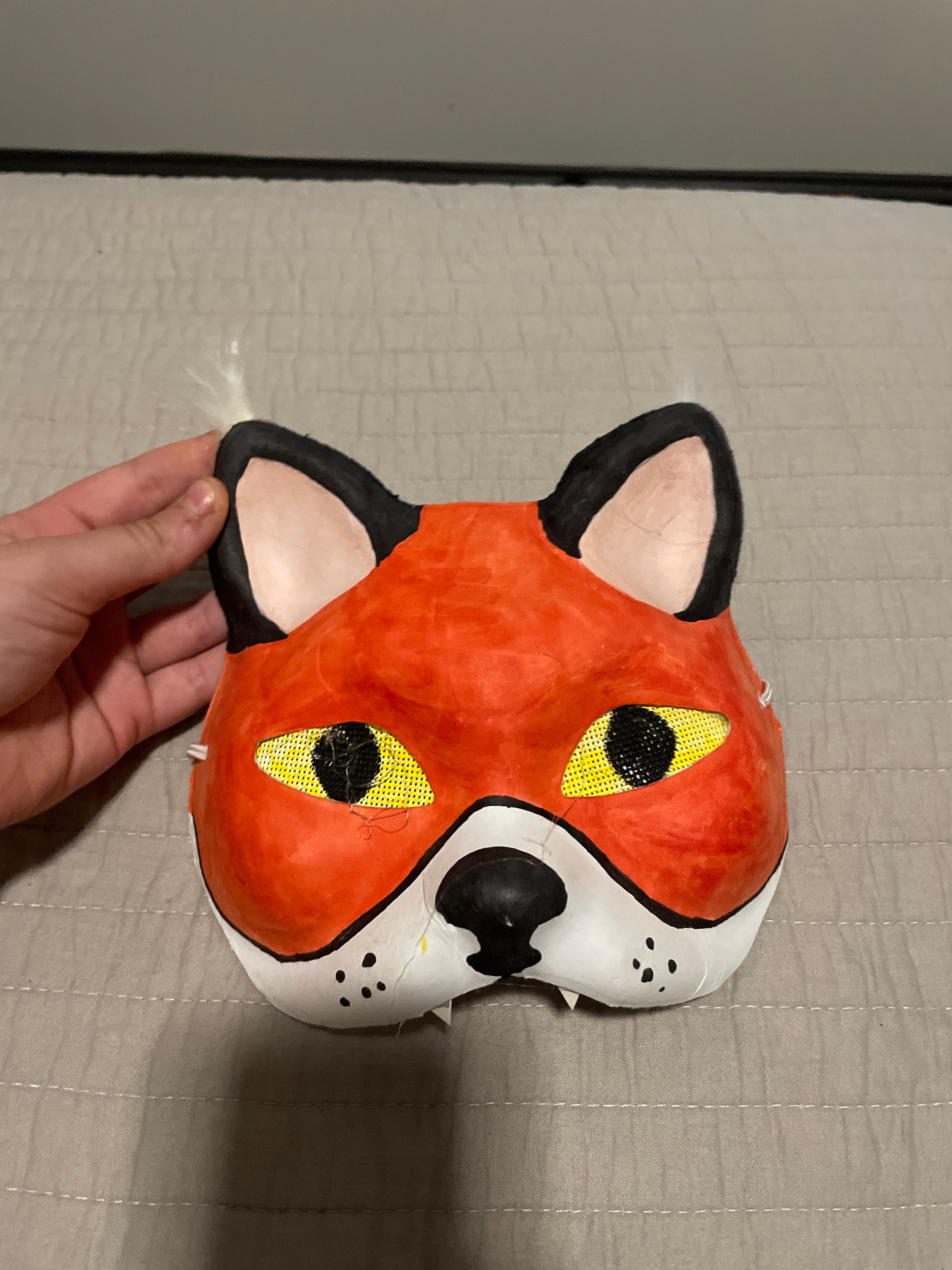 Fox therian mask design by FrolickingFinn on DeviantArt