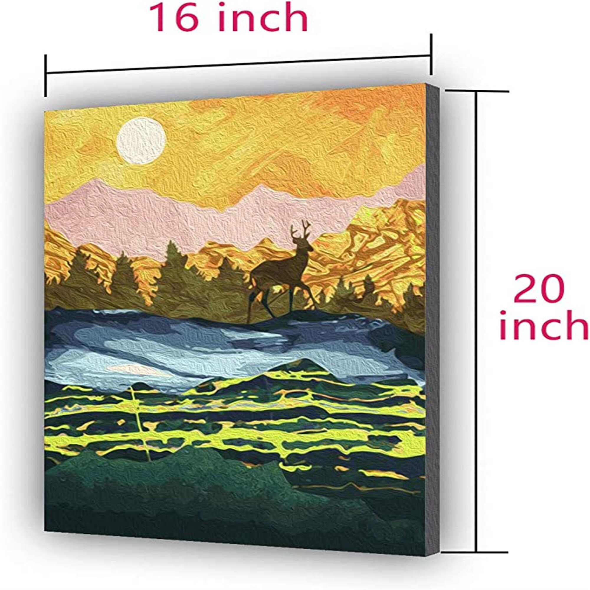 DIY Oil Painting Newsight Paintworks Paint by Number for Kids and