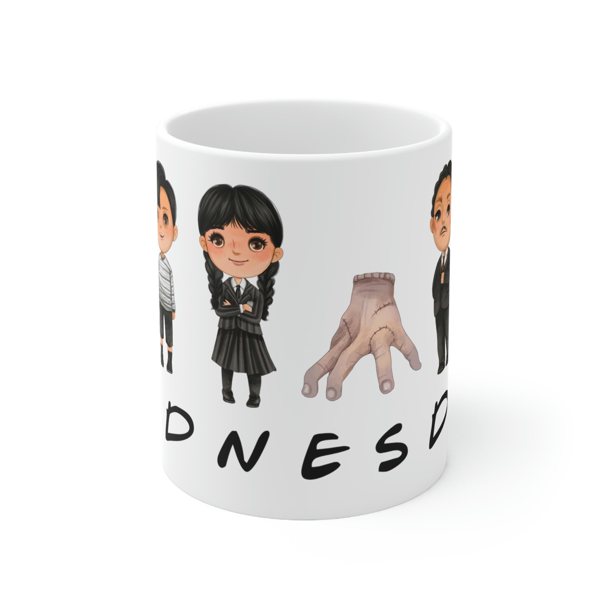 Mug Mercredi Addams (amitié) 315 Ml - Tasse Design Scifi Planet Avec Motif Mercredi