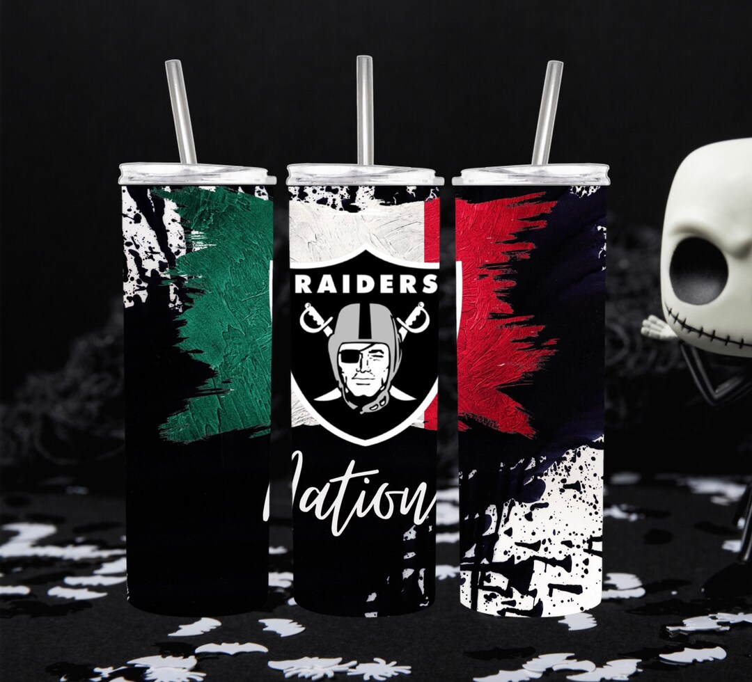 Raiders Tumbler Wrap Etsy