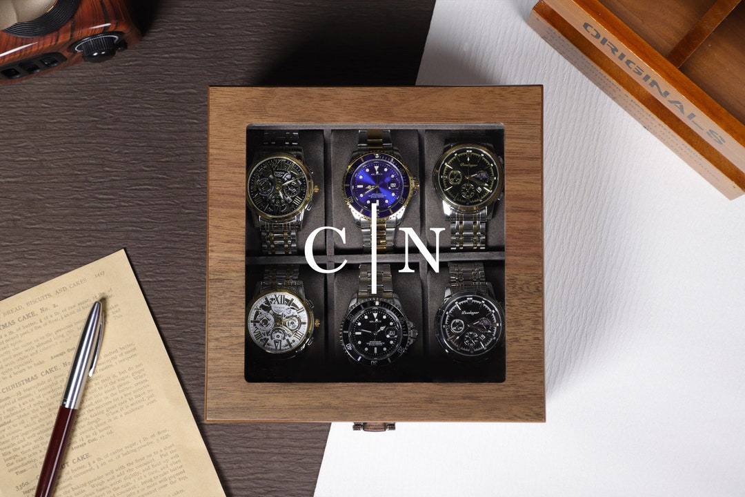 Custom Watch Case Personalized Watch Box Watch Box for Men Etsy