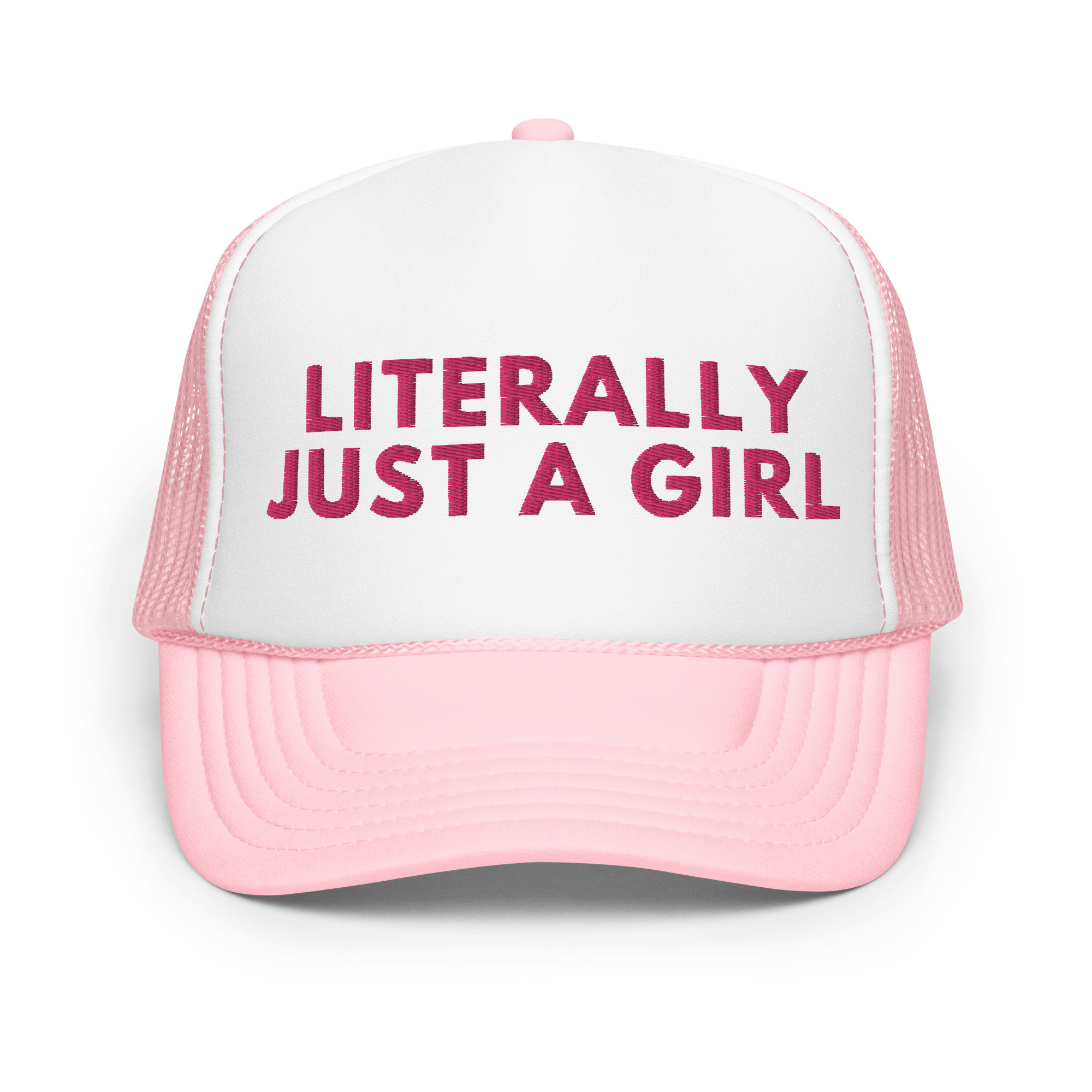 Literally Just A Girl Trucker Hat - Etsy display picture 2
