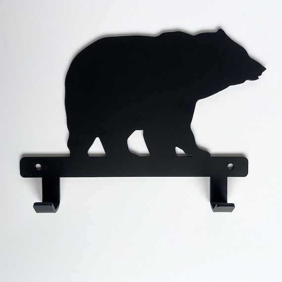 Bear Wall Hook Double Hook Backpacks Towels Coats Wild Animals Etsy