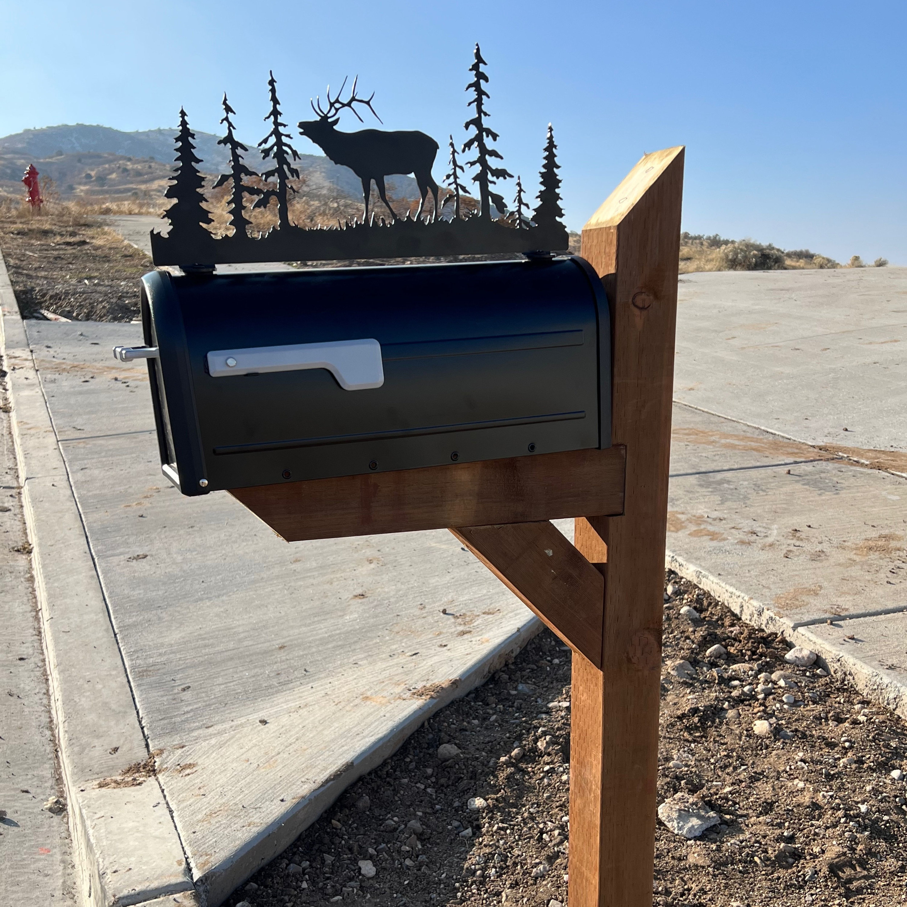 Personalized Mailbox Topper Outdoor Decoration Etsy