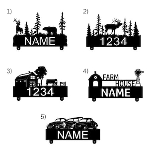 Personalized Mailbox Topper | Outdoor Decoration