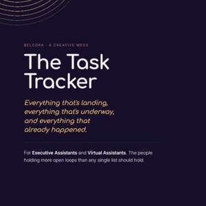 Task Tracker Framework for EAs | Project Management System (Digital Download)