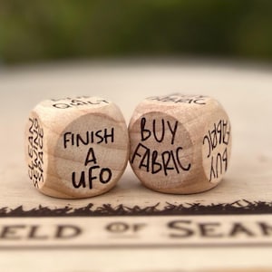 Quilter’s Dice— Modern Design— Novelty Gift, Quilt Guild, Quilter gifts, Mother’s Day, Christmas, Valentine’s Day, Secret Sister, Birthday