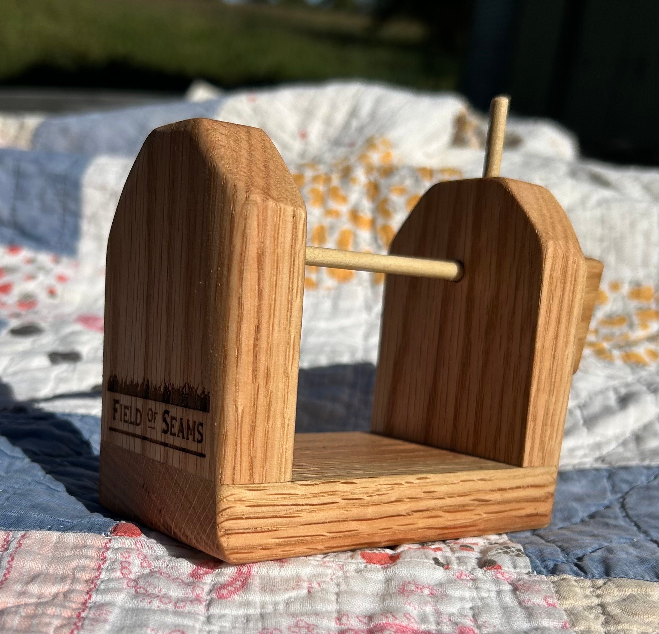 Vintage Wood Thread Rack Vintage Thread Caddy Vintage Wood Spool