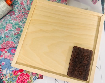 Basting Box- Poplar Wood