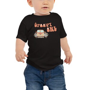 Groovy One Baby Jersey Short Sleeve Tee for first birthday