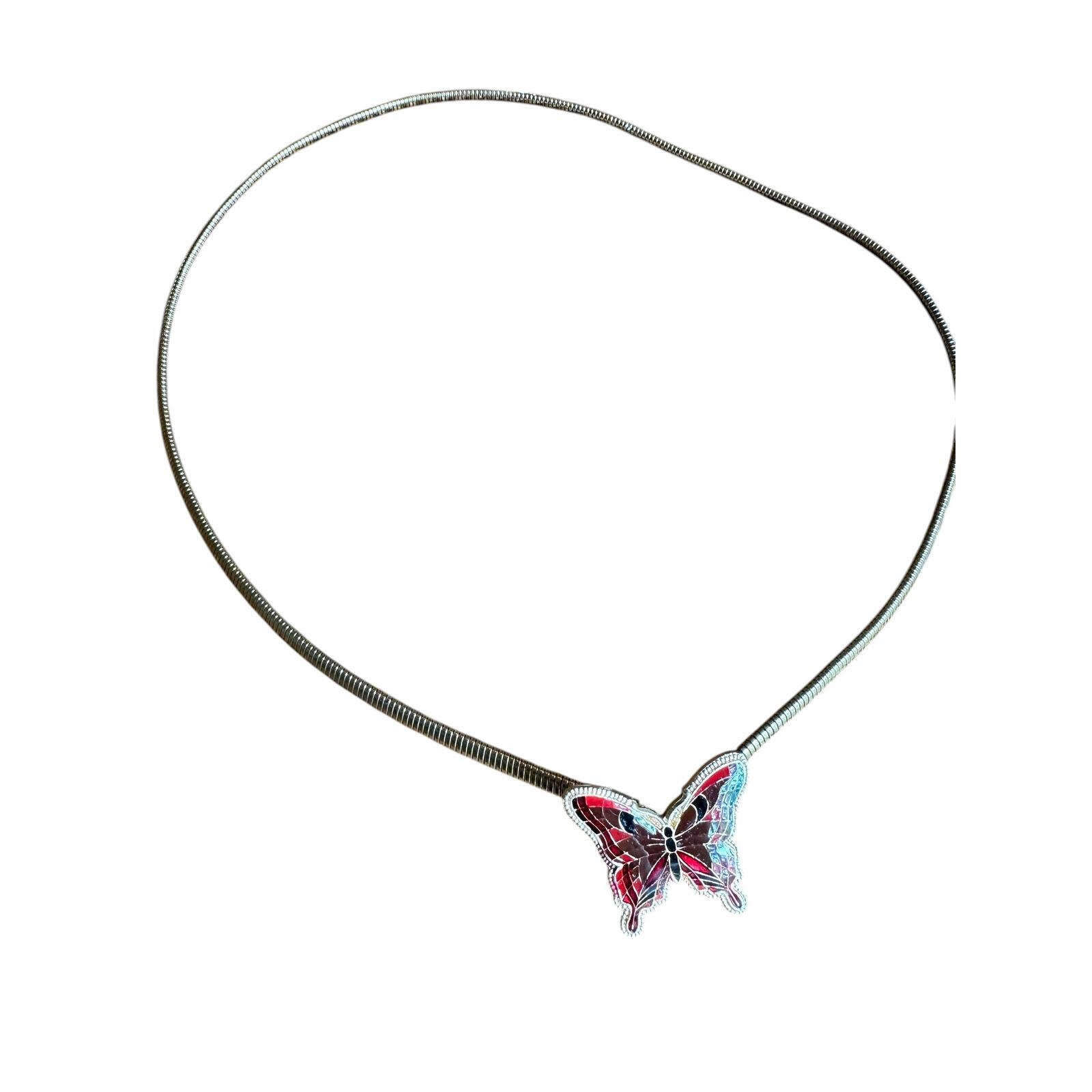 Vintage Gold Tone Butterfly Belt‎ Stretch Chain 25–30\