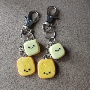 Bread and Butter Best Friend Keychains/ Bread and Butter/ Keychains