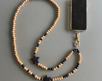 Phone chain/Beaded phone lanyard/Phone strap/Cell phone chain/Phone necklace/Phone case lanyard/Handmade phone cord/Fashion phone chain/Gift