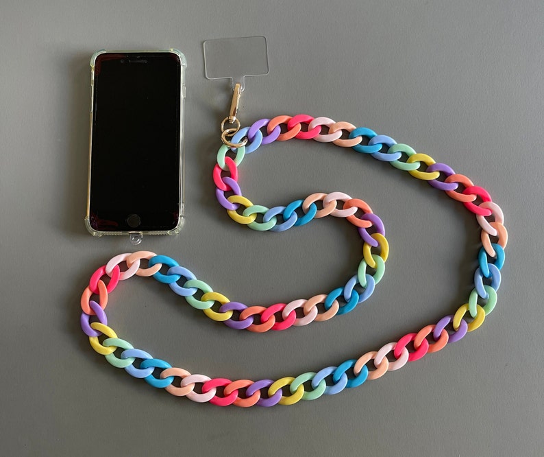 Phone chain/Phone lanyard/Phone strap/Cell phone chain/Phone necklace/Phone case lanyard/Handmade phone chain/Fashion phone chain/Gift image 7