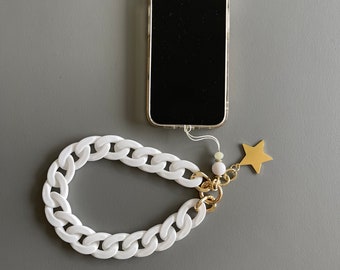 Mobile Phone Wristlet/Phone Charm/Phone Chain/Phone Wrist Strap/Bracelet/Phone Strap/Phone cord/Universal for all/Gift for her/Christmas